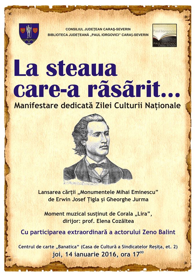 „La steaua care-a rasarit…Manifestare dedicata Zilei Culturii Nationale”